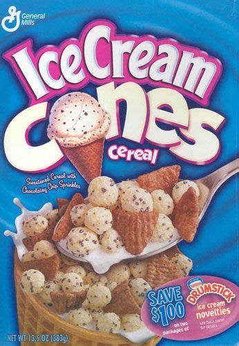 Ice Cream Cones Cereal: I remembering eating this at my Grammie ...