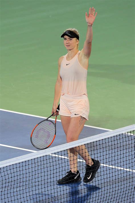 Elina Svitolina - WTA Dubai Championships in Dubai 02/21/2018 • CelebMafia