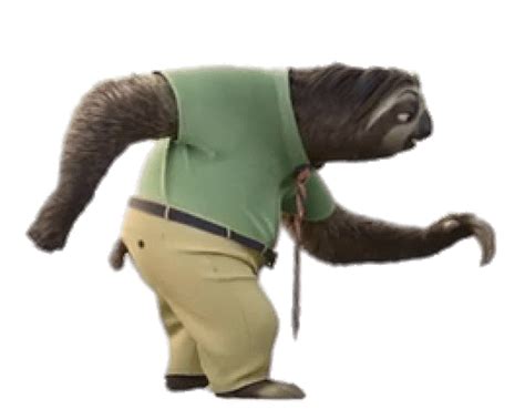 Zootopia Flash the Sloth Walking Slowly transparent PNG - StickPNG