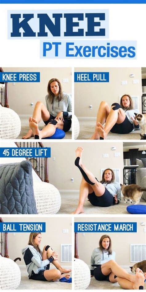 Knee Exercises for runners to improve stability range of motion and prevent issues - used fo ...