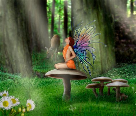 Woodland Fairy by Dracoart on DeviantArt