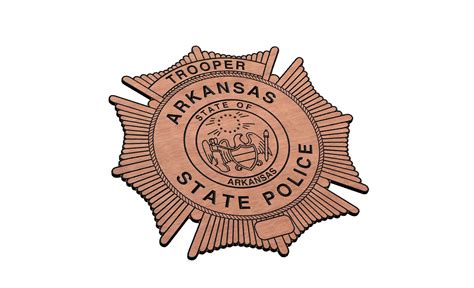 Arkansas State Police Badge SVG | Etsy