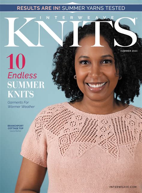 Interweave Knits Summer 2023 Print Edition | Interweave Knits, Knitting, Magazines, Print Single ...