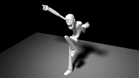 3D gesture poses on Behance