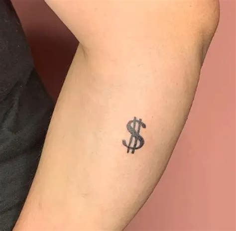 24 Amazing Dollar Sign Tattoo Ideas That Will Cheer You! - Tattoo Twist