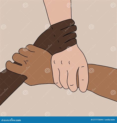 Diversity stock illustration. Illustration of partnership - 277772694