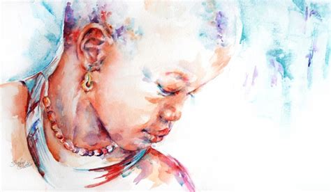 African Watercolor Paintings at PaintingValley.com | Explore collection of African Watercolor ...