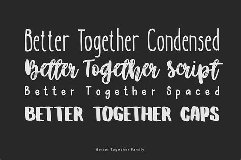 Better Together font | free download for WEB