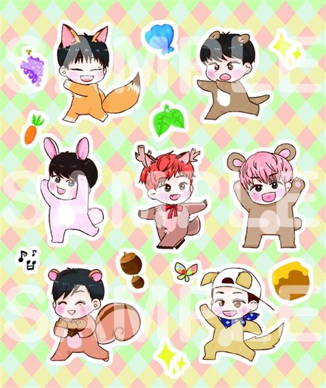 GOT7 ANIMAL STICKERS - To Infinity and Beyond Blogshop