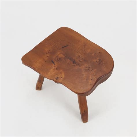 Rustic wooden side table, 1920's | #218701