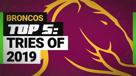 Brisbane Broncos' Top Five Tries of 2019 | Highlights | NRL - YouTube