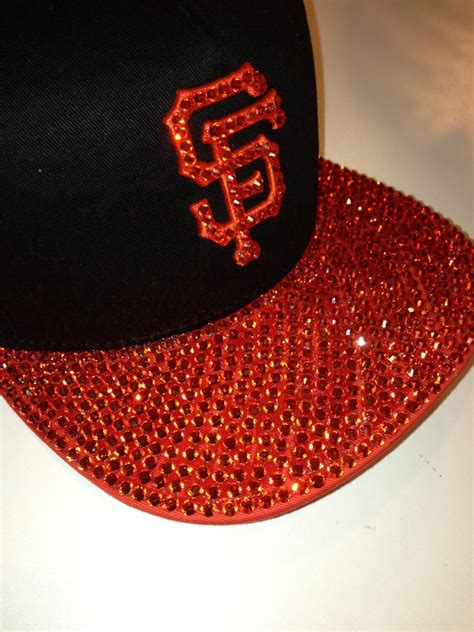 SF Giants Hat Logo Brim & Top Button Adult Hat