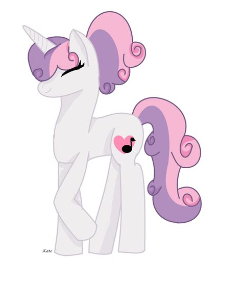 Sweetie Belle (Grown Up) by ArtsiPikachu on DeviantArt