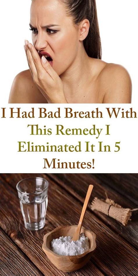 I Had Bad Breath With This Remedy I Eliminated It In 5 Minutes #health #myhealthwall.com | Bad ...