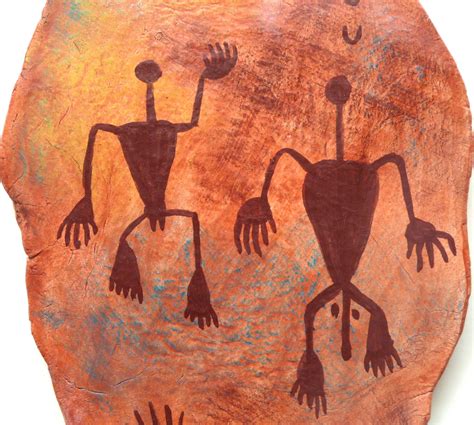Native American Indian Petroglyph Rock Art Figures Abstract | Etsy | 土偶