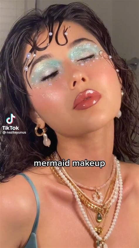 Mermaid Summer Makeup Feb 3 | Mermaid makeup, Eye makeup, Fantasy makeup