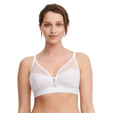 Graphic support bra without underwiring Chantelle | La Redoute