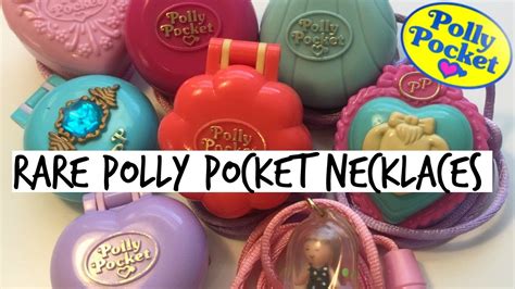 RARE AND COMPLETE VINTAGE POLLY POCKET NECKLACES - YouTube