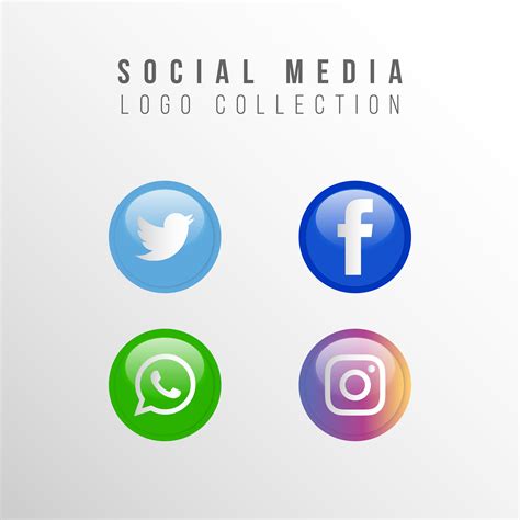 Social Media logo collection - Download Free Vectors, Clipart Graphics ...