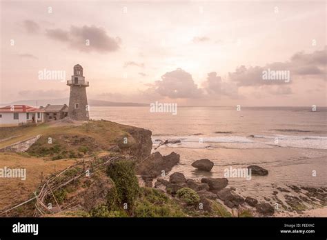 Beautiful sunrise at Sabtang Lighthouse located at Sabtang Island in ...