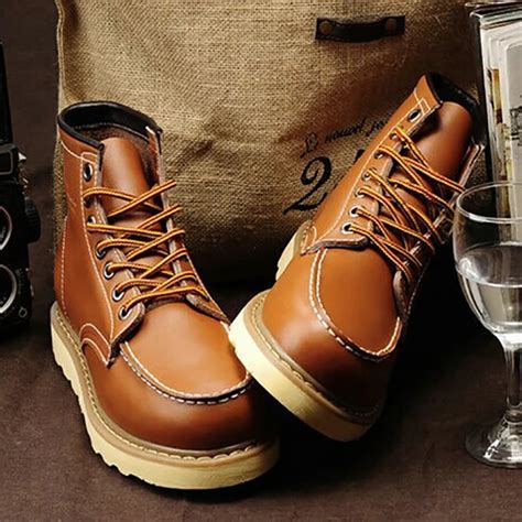 Aliexpress.com : Buy Mens boots winter genuine leather hot sell fashion designer casual male ...