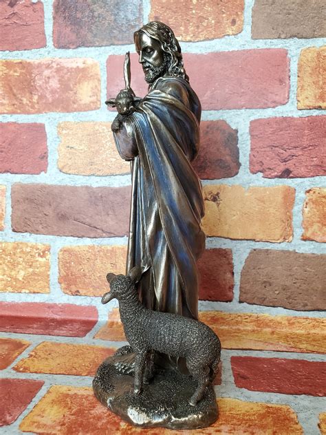 Vintage Jesus the Shepherd Statue Christian Home Decor | Etsy