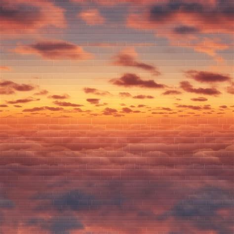 Premium AI Image | Sunset Sky Texture