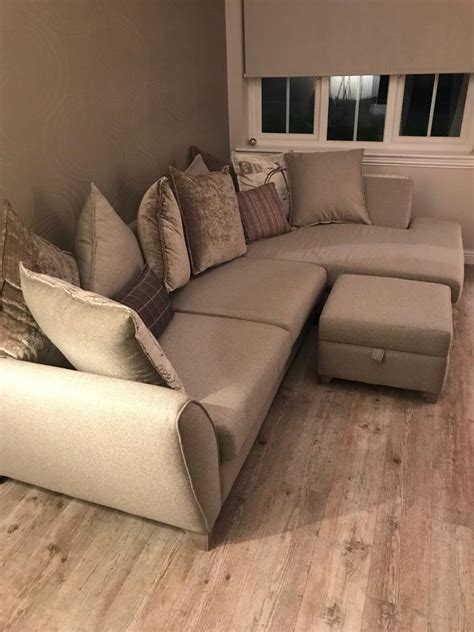 DFS Fabric Corner Sofa, 6 months old and brand new condition | in Blantyre, Glasgow | Gumtree