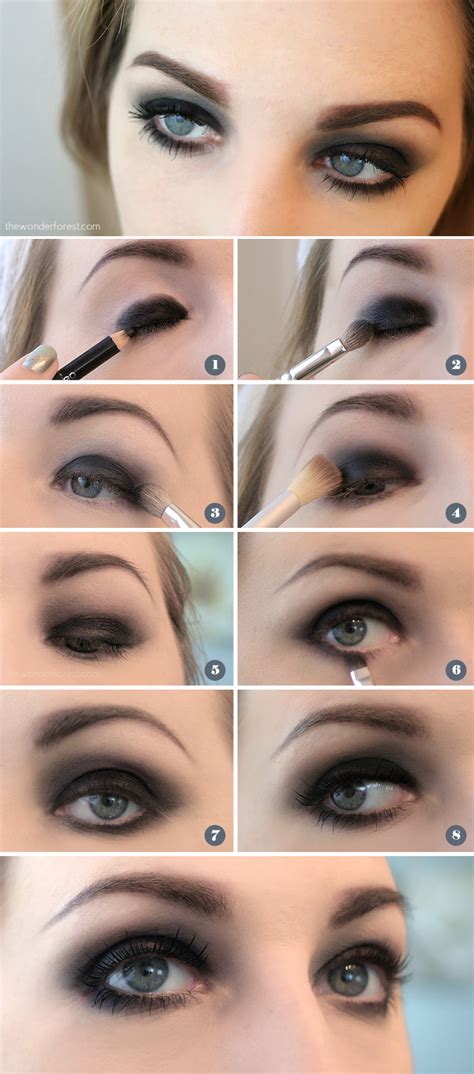 Easy Black Smokey Eye Tutorial - Wonder Forest