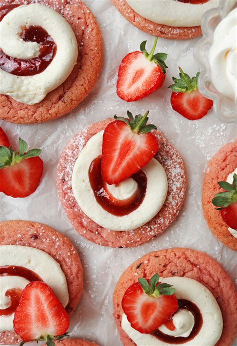 Vegan Strawberry Crumbl Cookies - The Little Blog Of Vegan