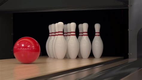 Bowling Strike Side View - Stock Motion Graphics | Motion Array