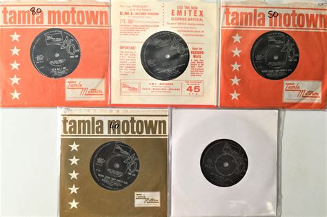 Lot 104 - TAMLA MOTOWN - UK 7" RARITIES