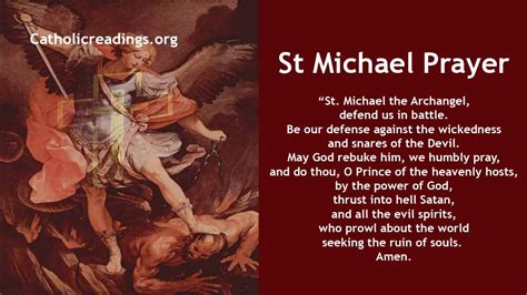 St Michael Prayer - Archangel Michael Prayer (2023)