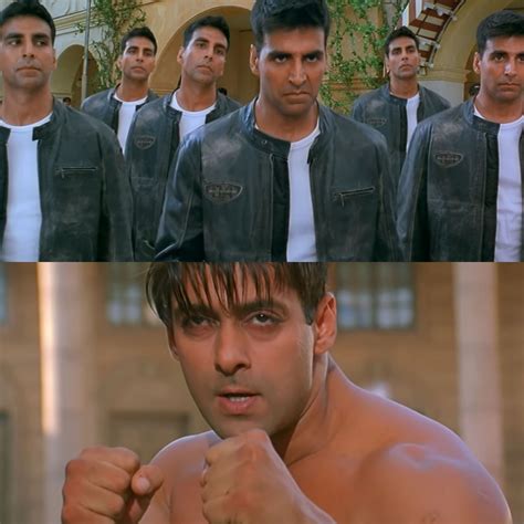 Salman Khan Fighting With Six Akshay Kumars - Indian Meme Templates