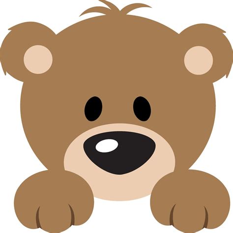 Bear Peeker (40% off for Members) | Manualidades, Dibujos de animales ...