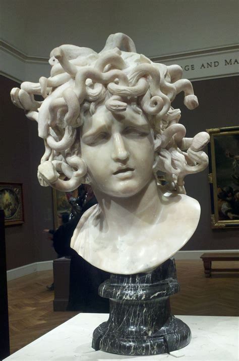 "Bust of Medusa" marble sculpture by Gian Lorenzo Bernini, 1644-48; in ...