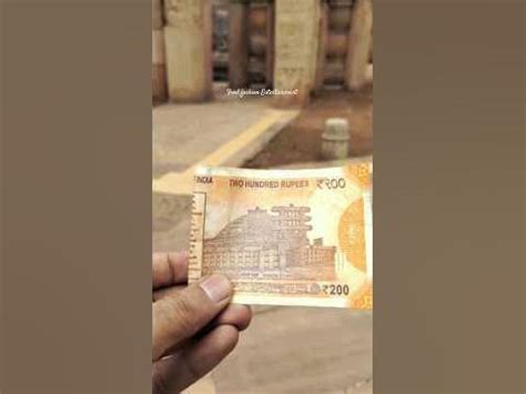 the famous Sanchi stupa on 200 rupee note|historical places in india #shorts#sanchistupa# ...