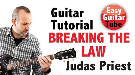 Breaking The Law - Judas Priest (Easy Electric Guitar Lesson/Tutorial ...