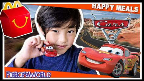 Disney Cars 3 McDonald's Happy Meal Toys Mattel Toy Cars - YouTube