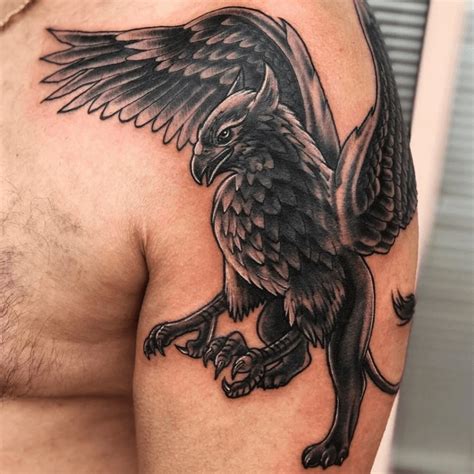 Dark Griffin Tattoo - TATTOOGOTO