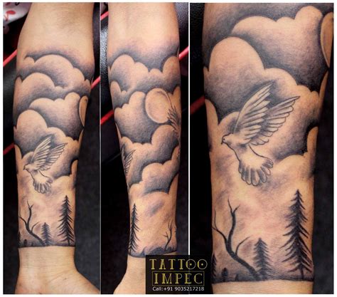 # Half hand tattoo # Pigeon divine world" live inspirational tattoo