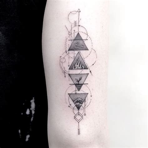 Tattoodo | Alchemy tattoo, Elements tattoo, Geometric tattoo