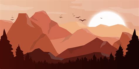 Mountain Sunrise Vector Art, Icons, and Graphics for Free Download