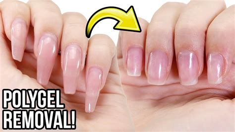 Remove PolyGel Nails: Step By Step How-To Tutorial - YouTube | Polygel ...