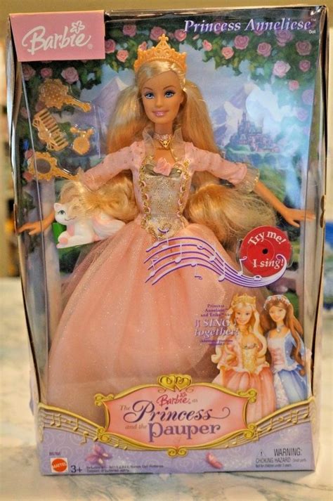 NRFB Princess Anneliese Barbie - The Princess and the Pauper - Sing Together Set for sale online ...