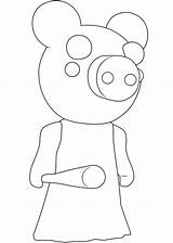 Free Printable Roblox Piggy Coloring Pages  Word Searches sketch template