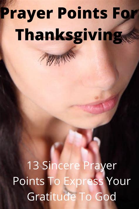 13 Great Prayer Points For Thanksgiving - Faith Victorious