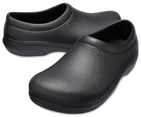 Crocs Nurse & Doctor Clogs On The Clock Work Black Slip-On Shoes – Famous Rock Shop