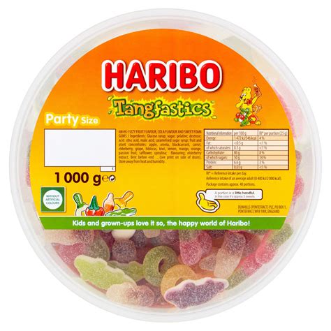 HARIBO TANGFASTICS PARTY SIZE TUB 1000G – UK Emporium Johannesburg