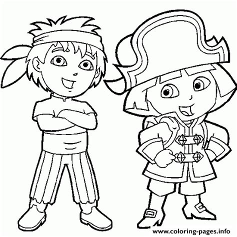 Dora And Diego S Free131a Coloring page Printable